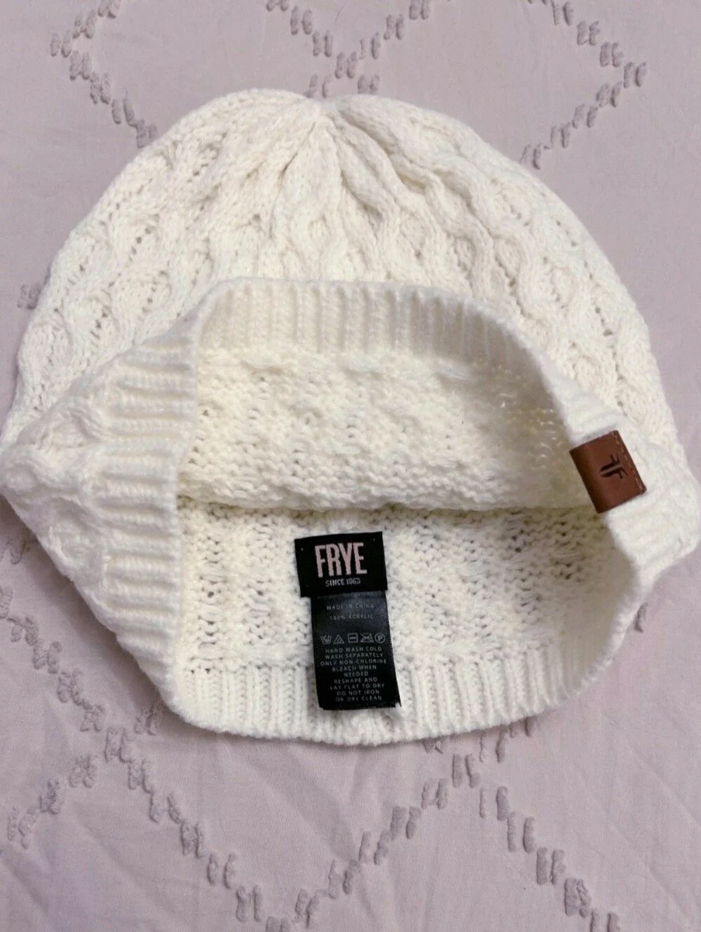 Frye beanie hat
